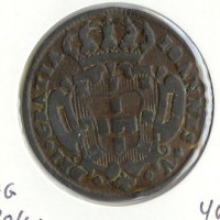 D.João V  X Reis 1732 Cobre